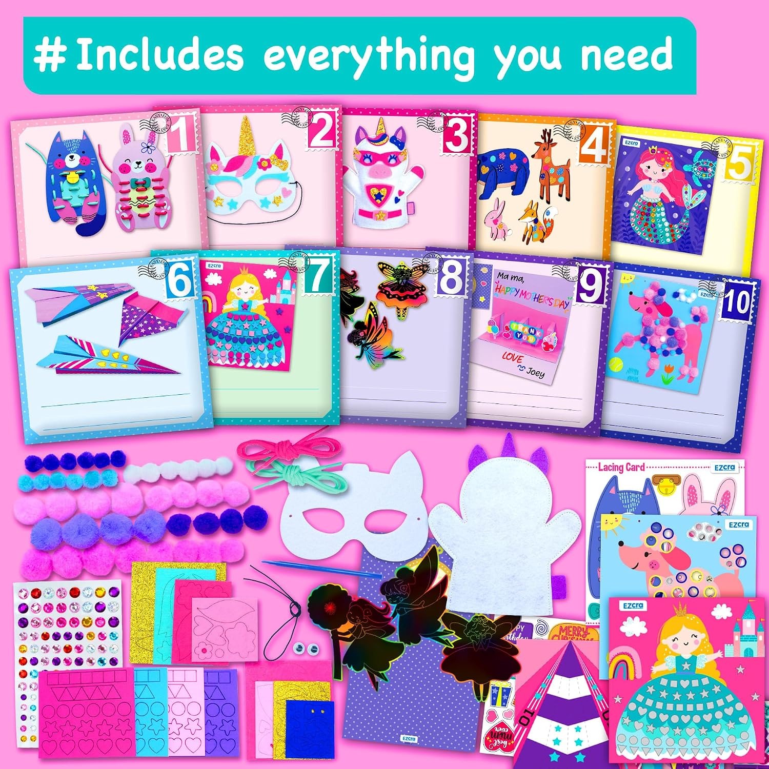 Kids Craft Box with 21 Unicorn and Fantasy Projects: image 2