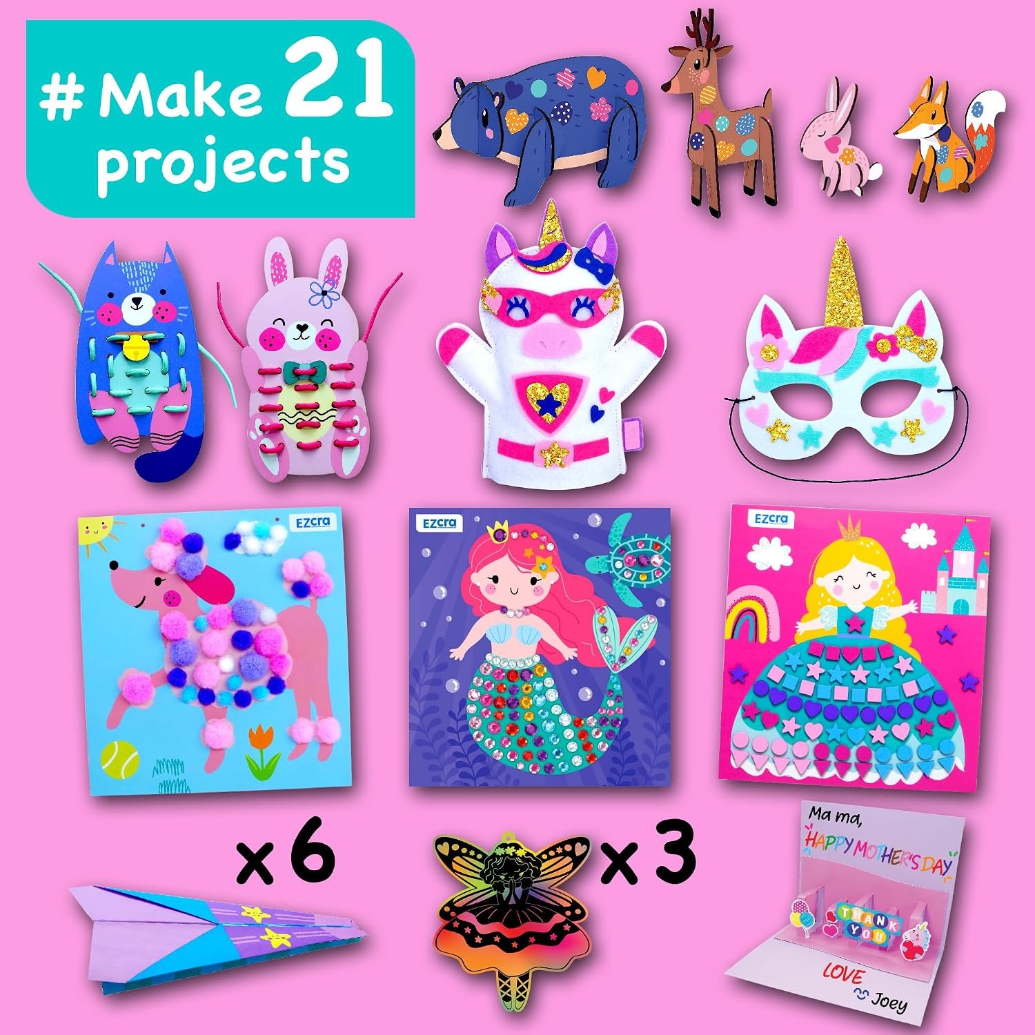 Kids Craft Box with 21 Unicorn and Fantasy Projects: image 3