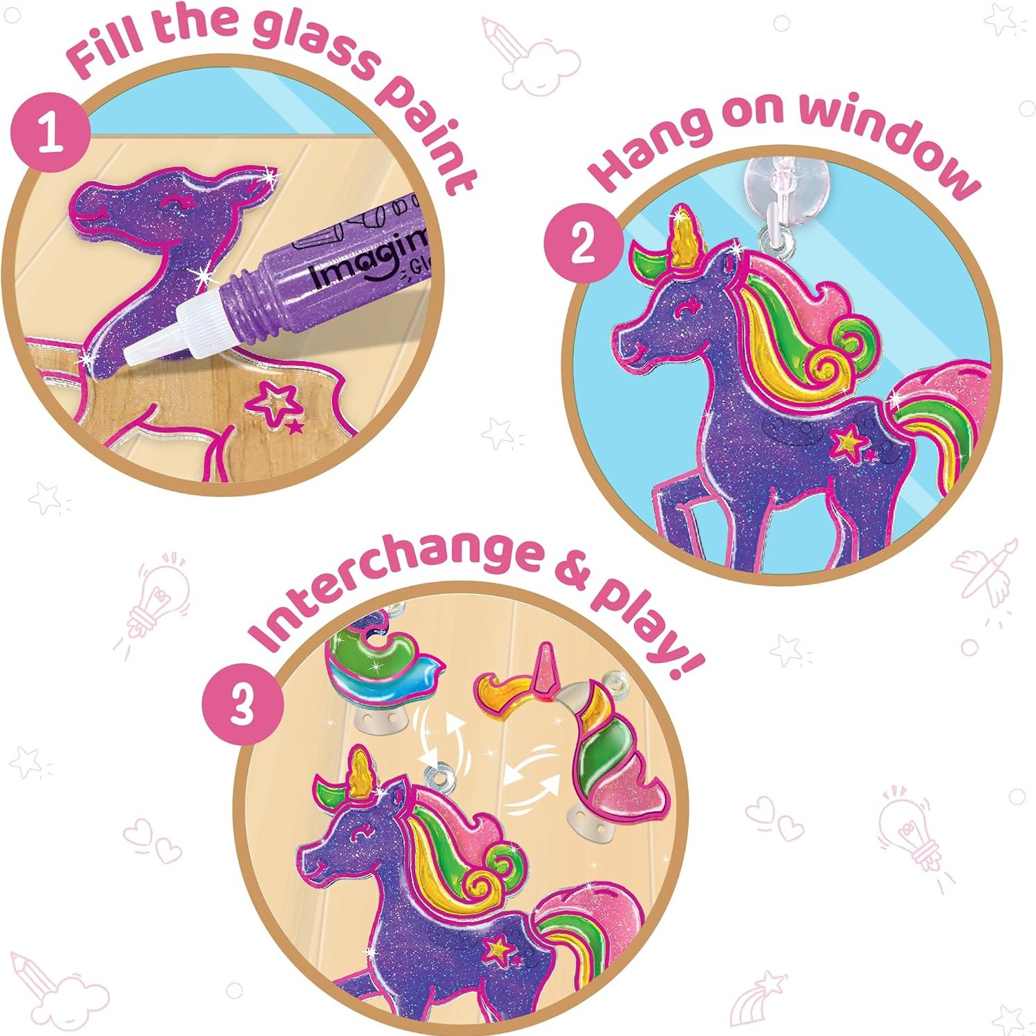 Unicorn Window Art Kit: image 3