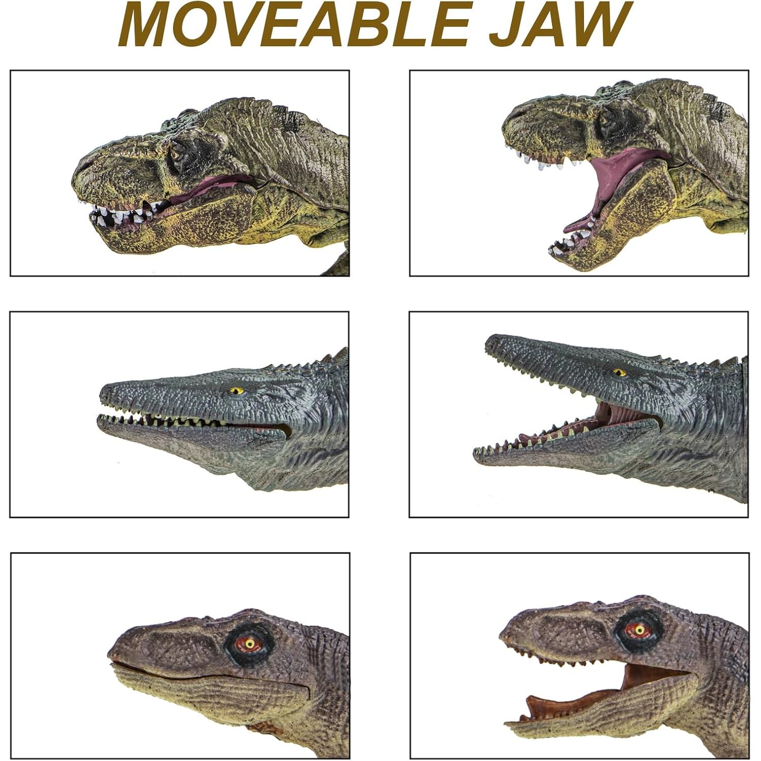 Jumbo Dinosaur Figures 6 Pack
