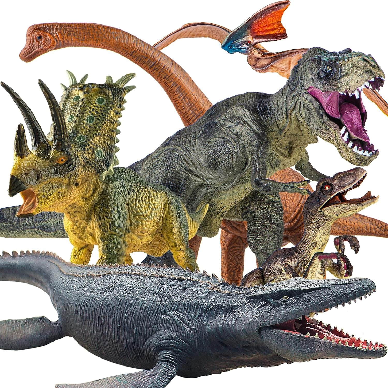 Jumbo Dinosaur Figures 6 Pack