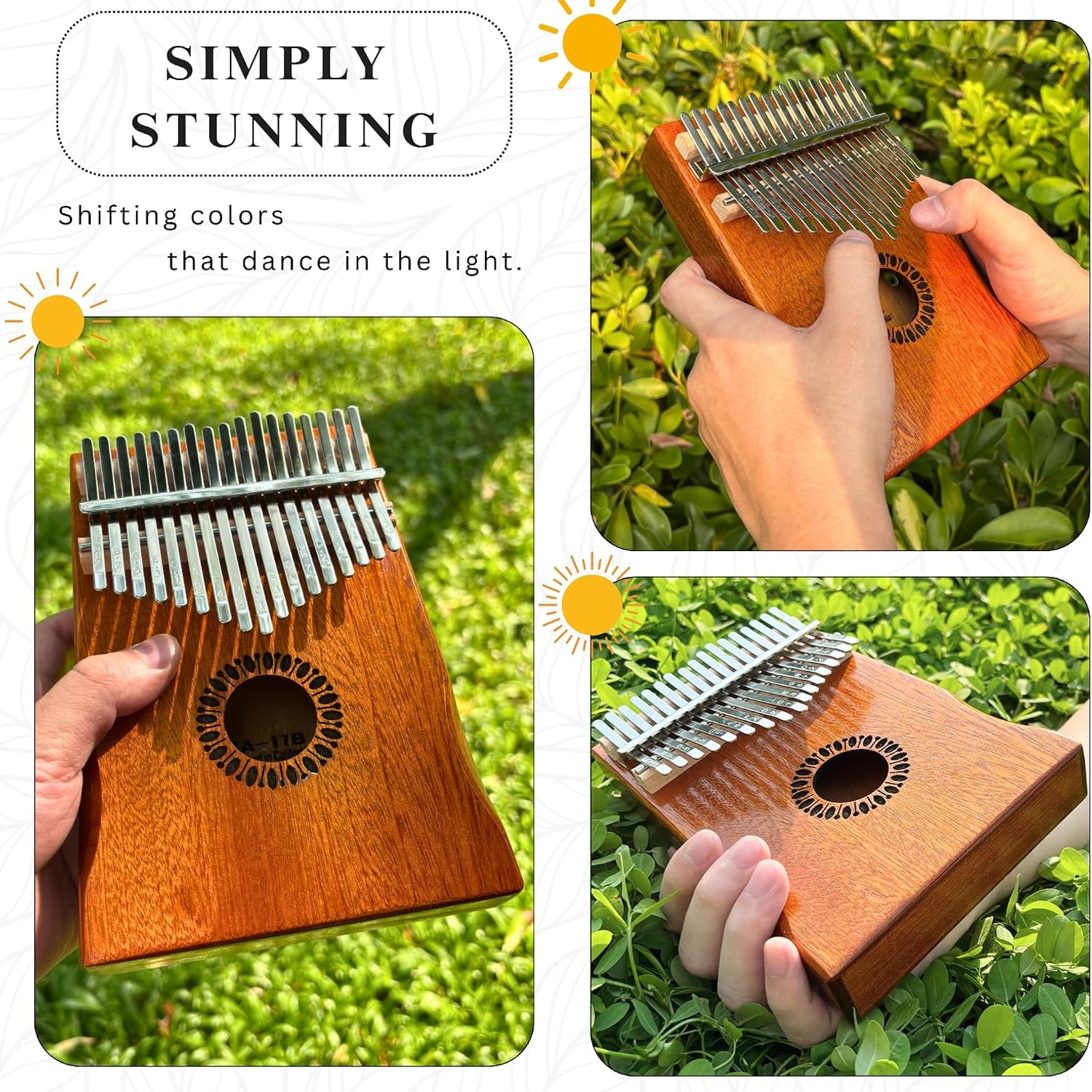 17 Key Kalimba Thumb Piano: image 3