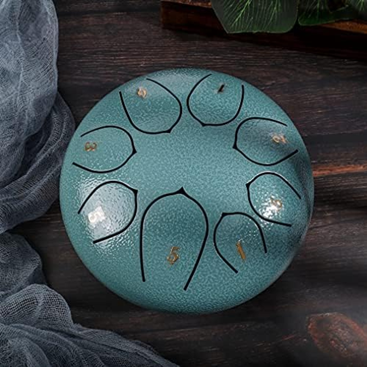 6 Inch Steel Tongue Drum with 8 Notes, Mallets and Carry Bag: image 4