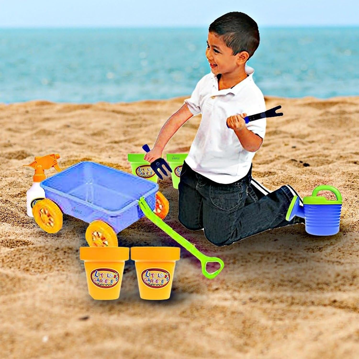 Kids Garden Wagon and Tools Set
