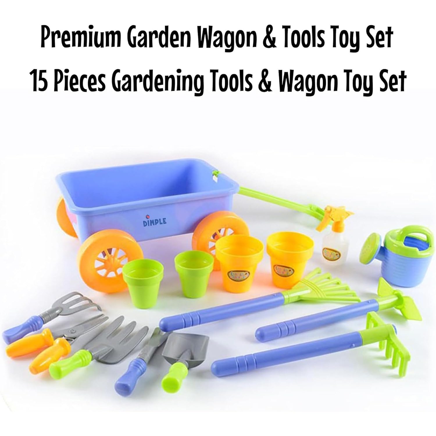 Kids Garden Wagon and Tools Set: image 7