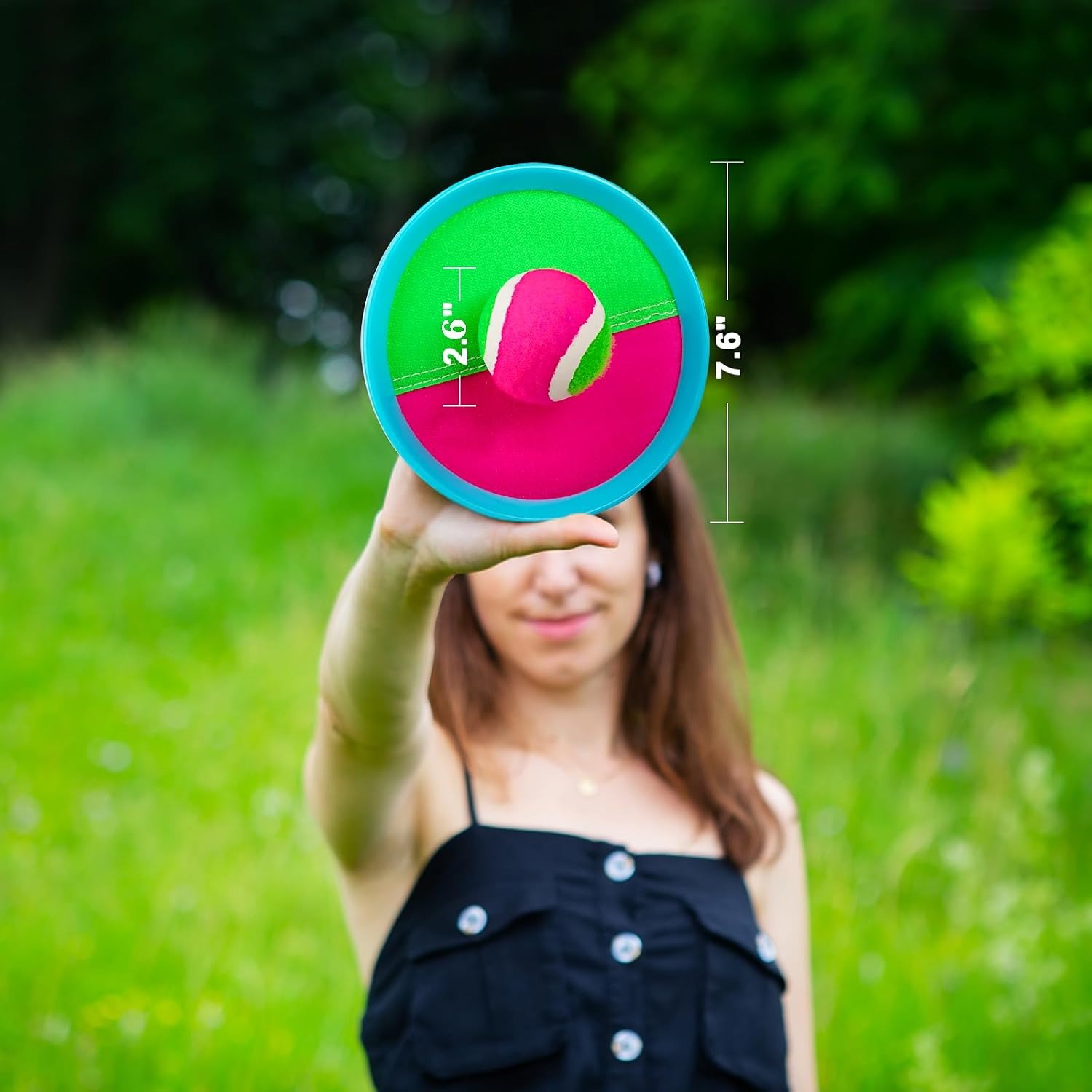 Toss and Catch Ball Set with 4 Paddles and 4 Balls: image 7