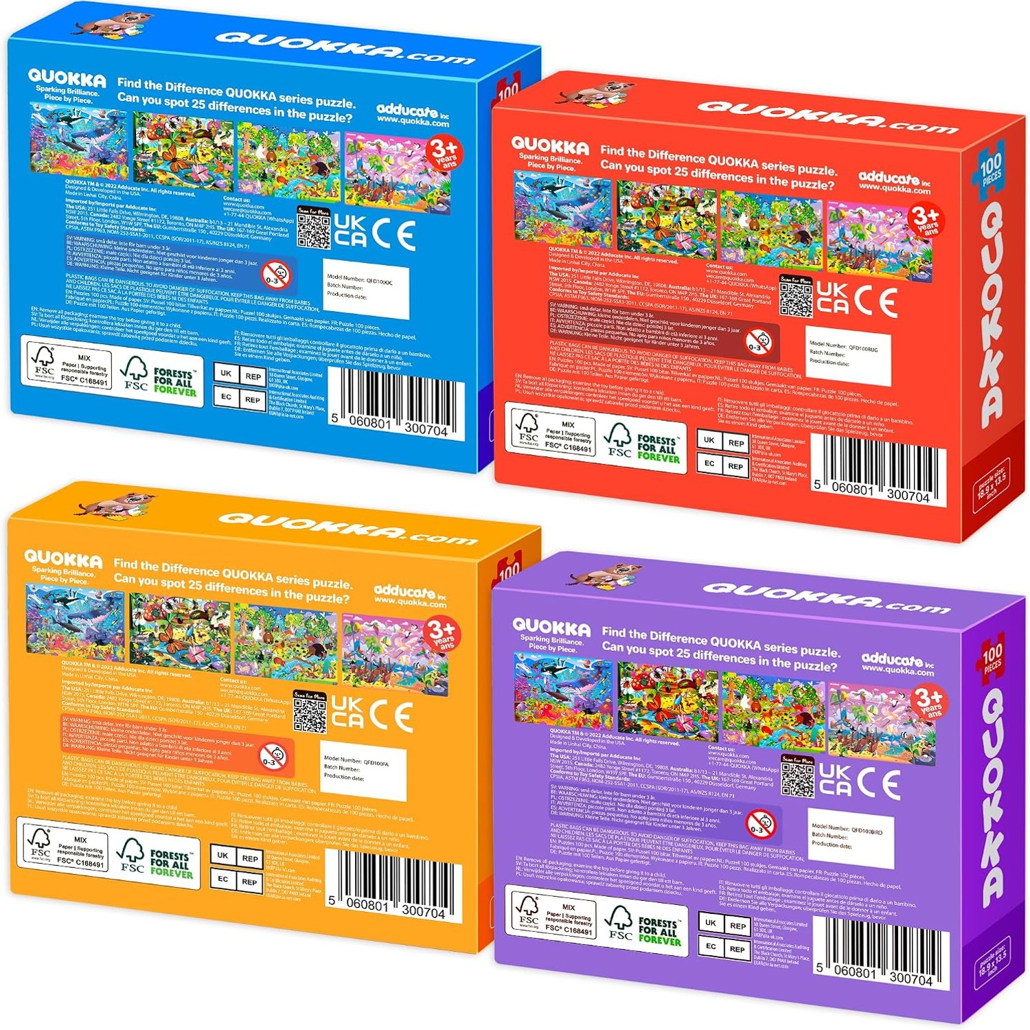 100 Piece Animal Jigsaw Puzzle Set: image 8
