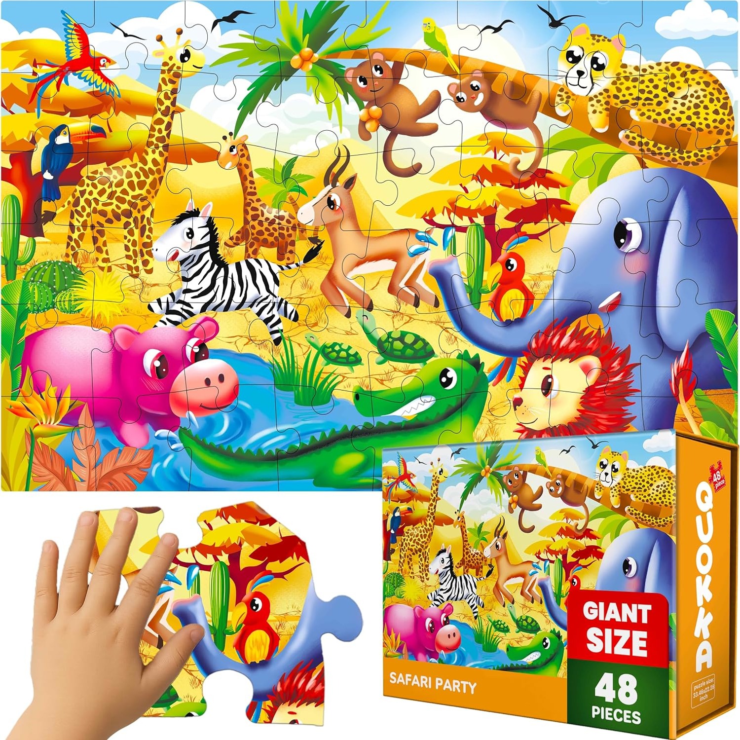 Giant Bugs 48 Piece Floor Puzzle
