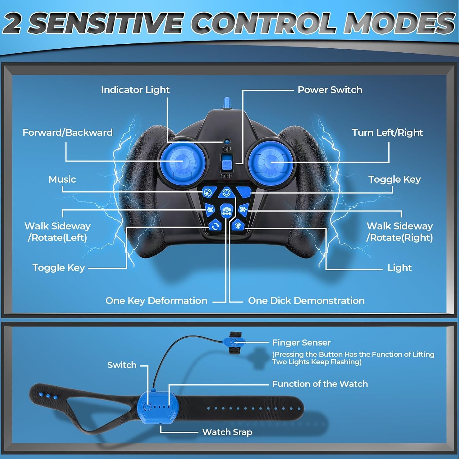 Gesture Control Stunt Car with Sensing Watch: image 9