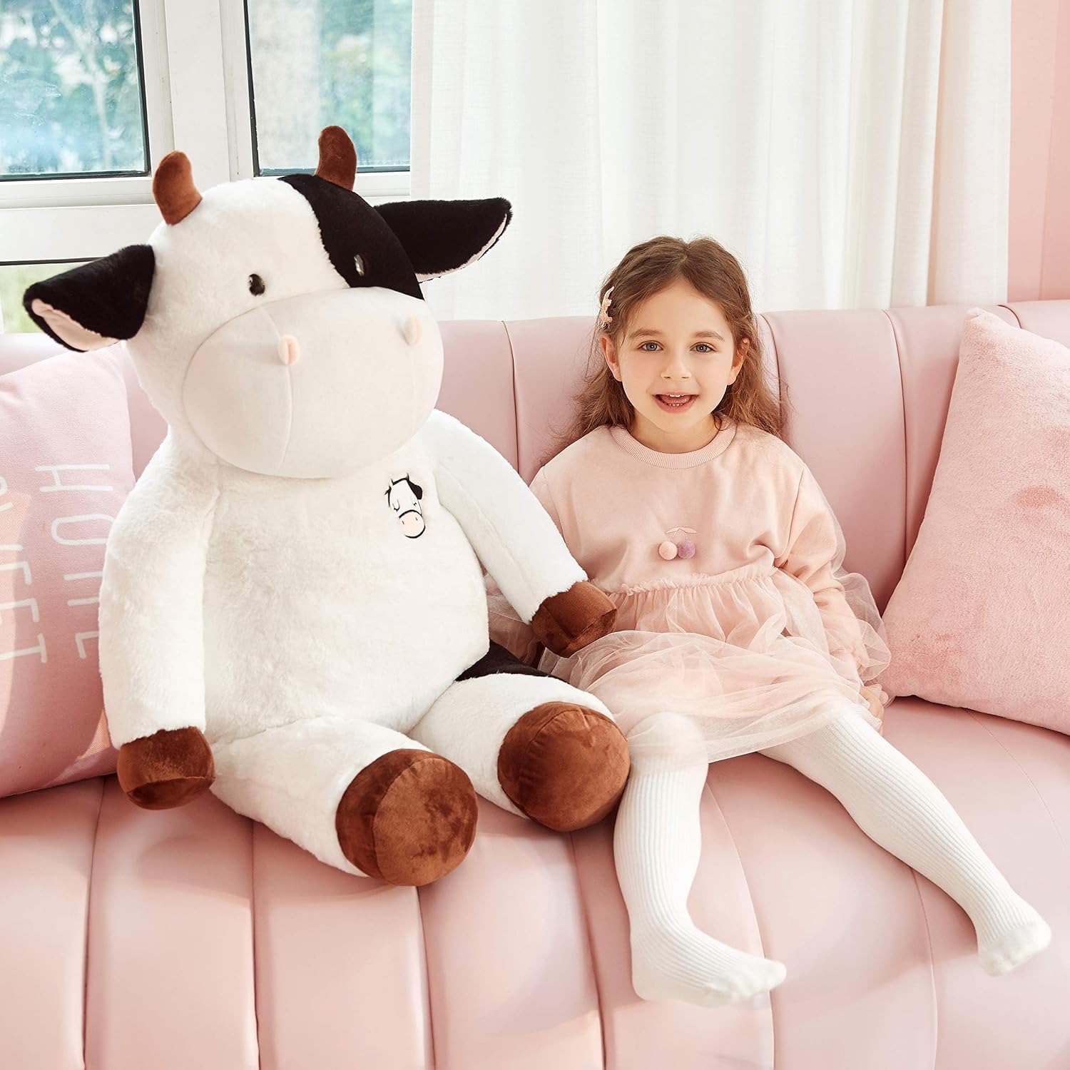 Giant Cow Plush 78cm Soft Toy