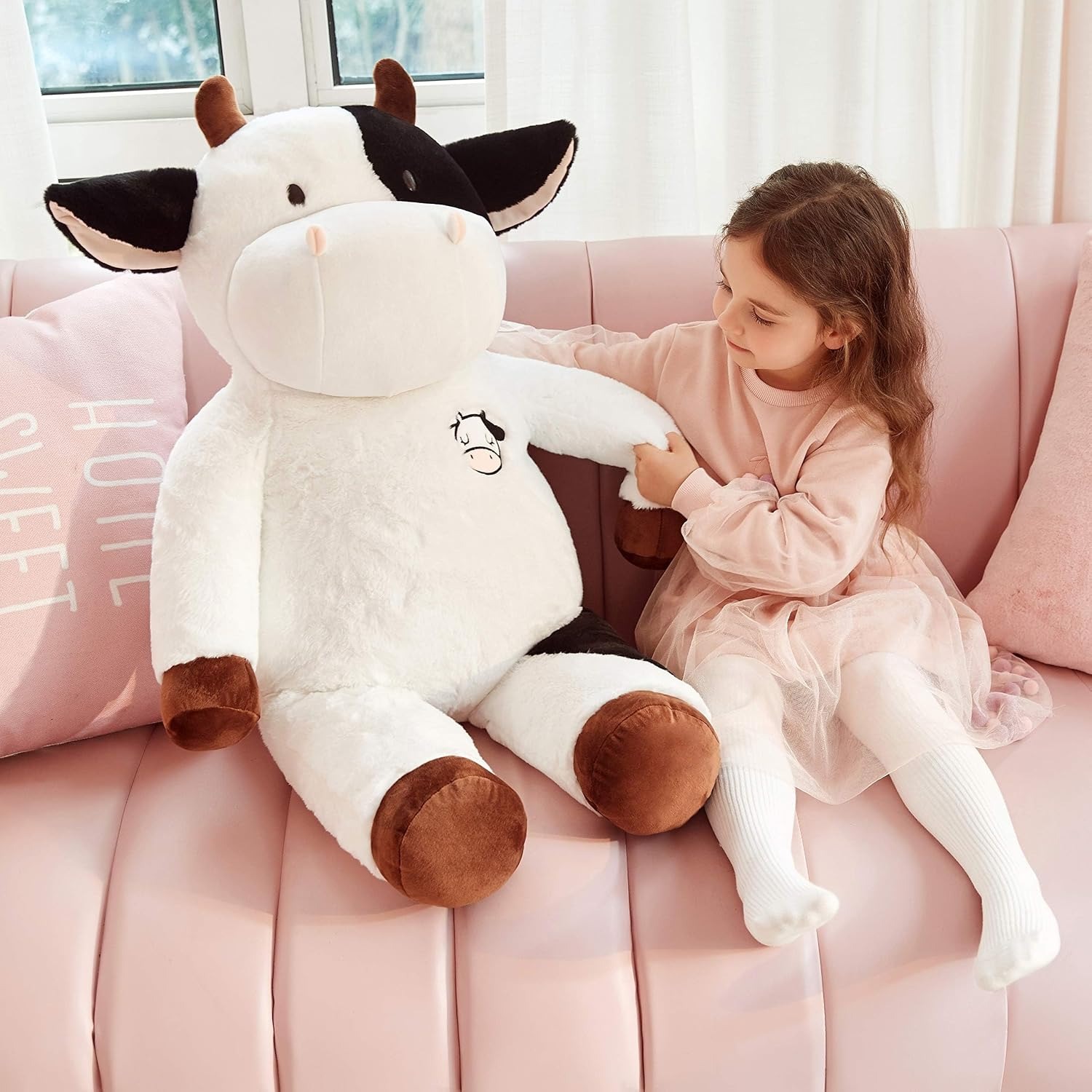 Giant Cow Plush 78cm Soft Toy