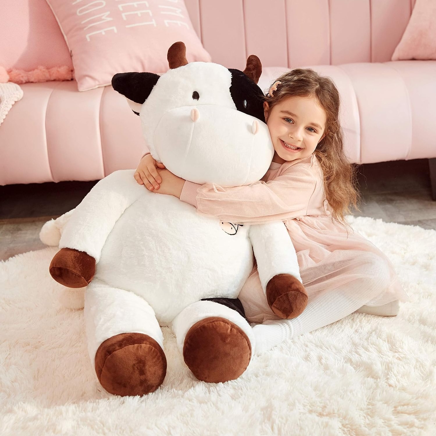 Giant Cow Plush 78cm Soft Toy