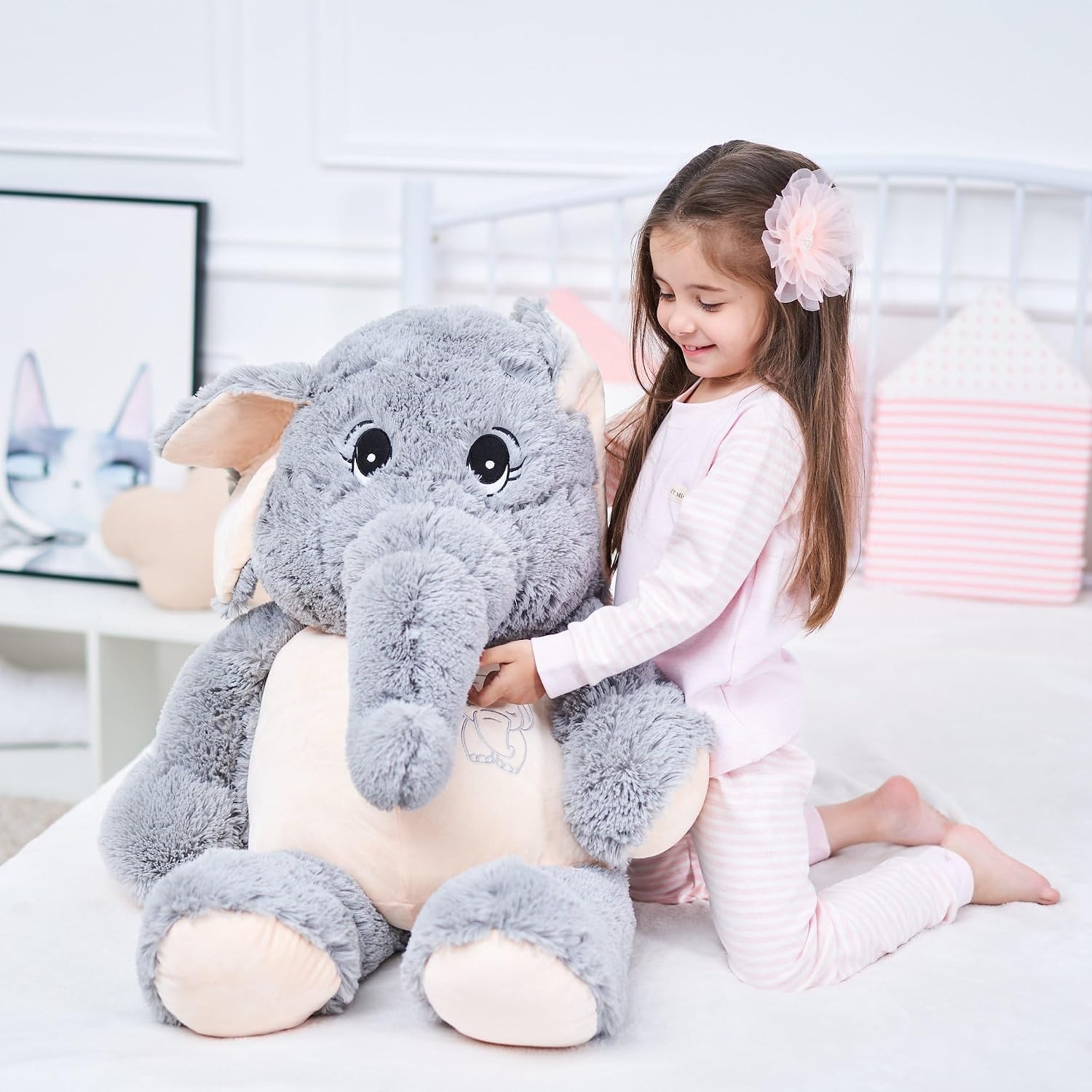 Giant Elephant Plush 100cm Jumbo Stuffed Animal
