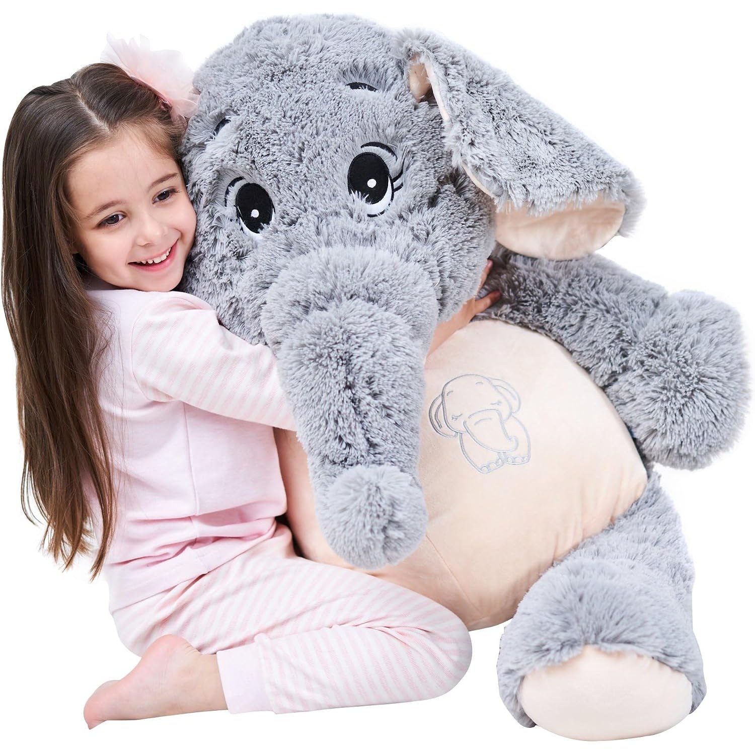 Giant Elephant Plush 100cm Jumbo Stuffed Animal