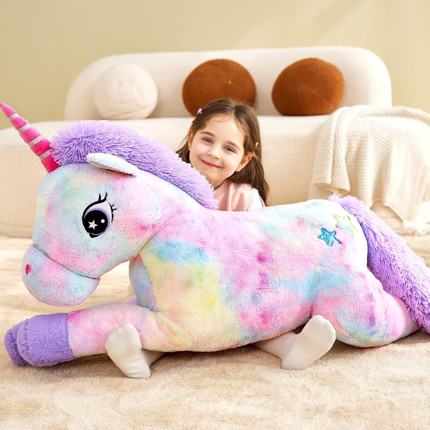 Giant Unicorn Plush Toy 110cm
