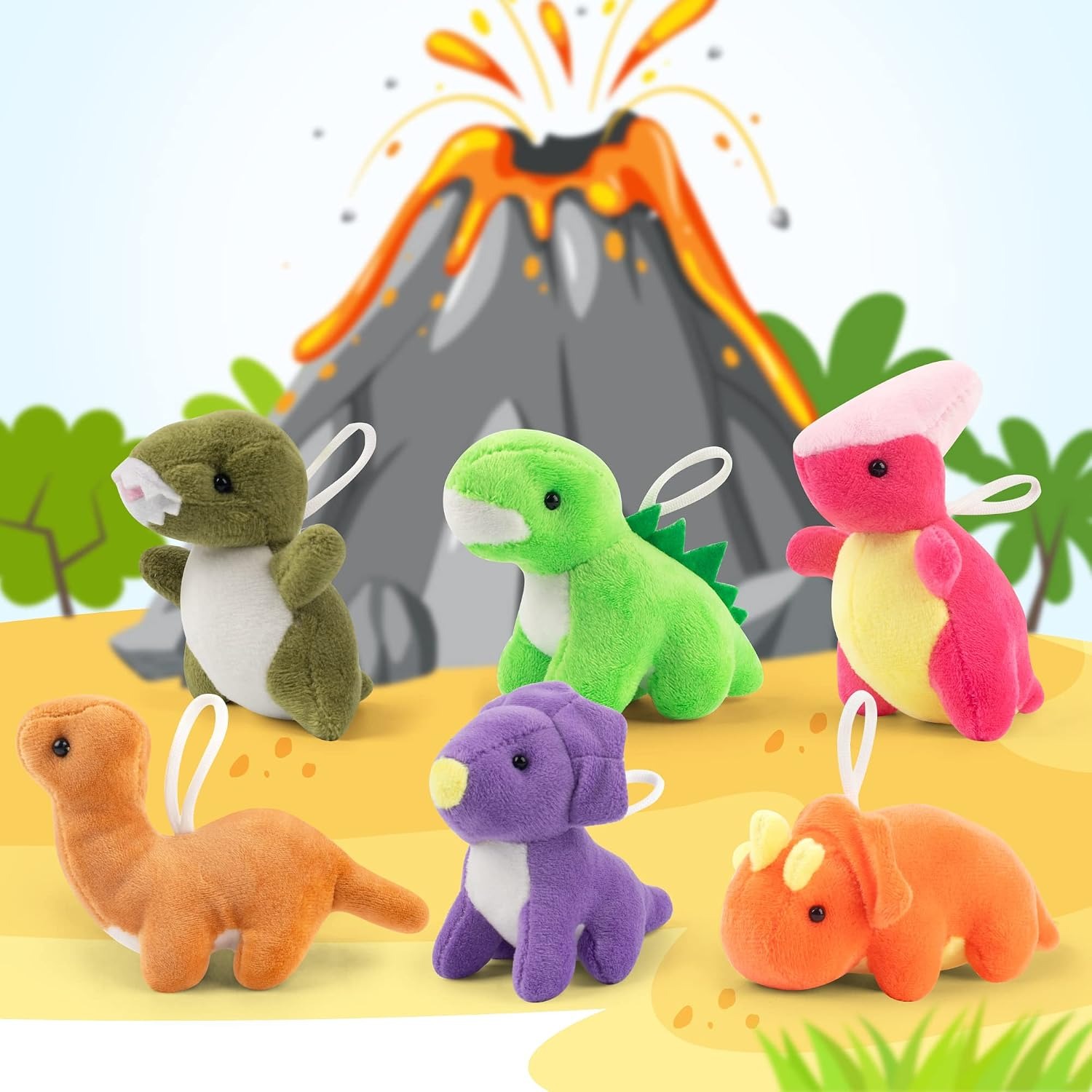 Mini Dinosaur Plush 12 Pack: image 7