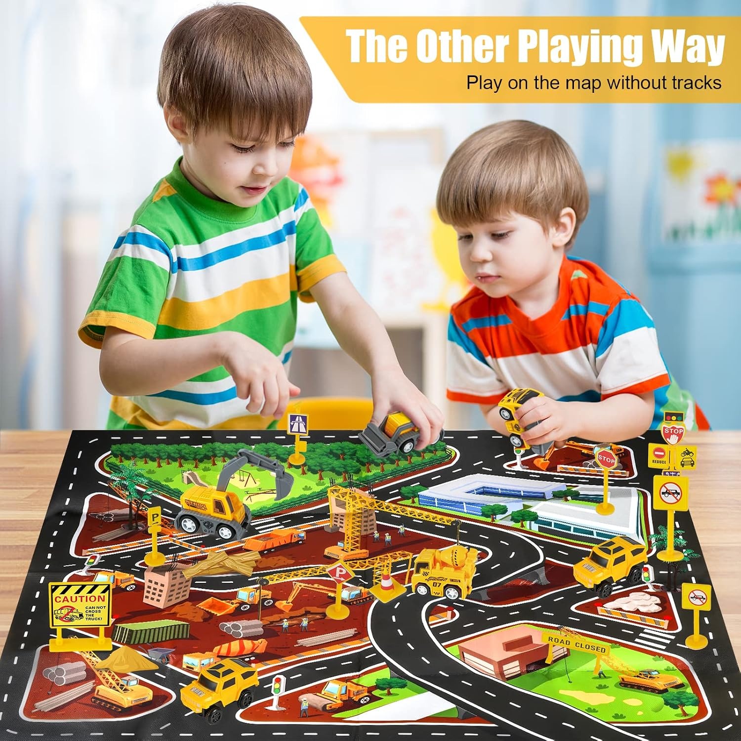 260-Piece Construction Race Track Playset: image 5