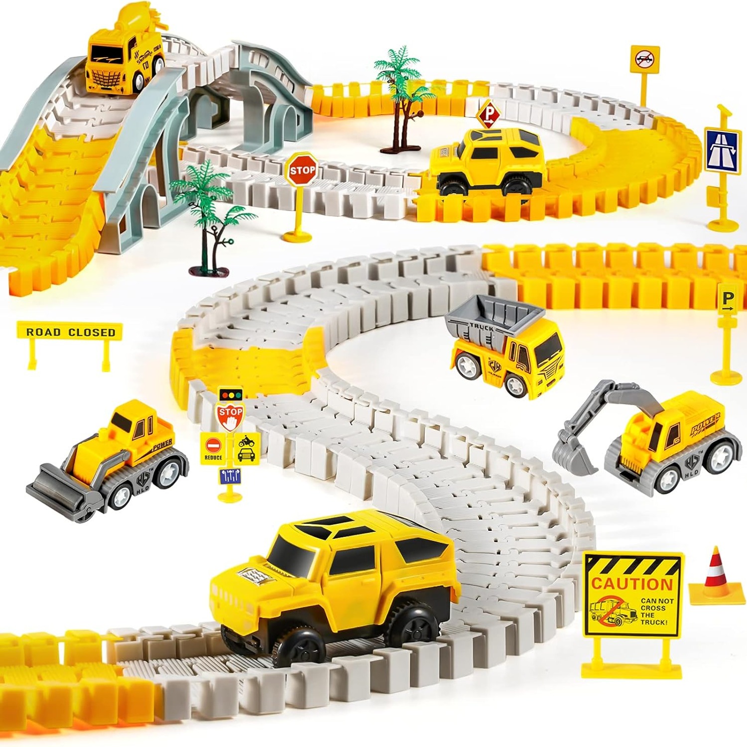 260-Piece Construction Race Track Playset