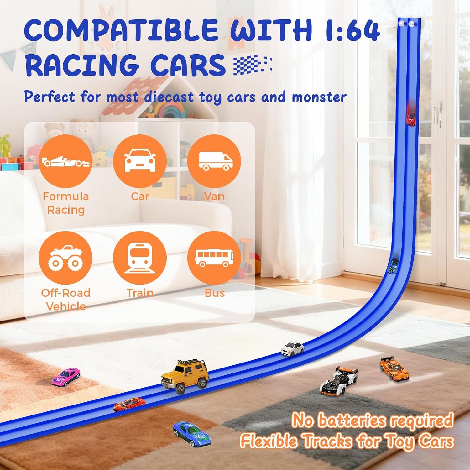Flexible Race Track with 4 Cars: image 2