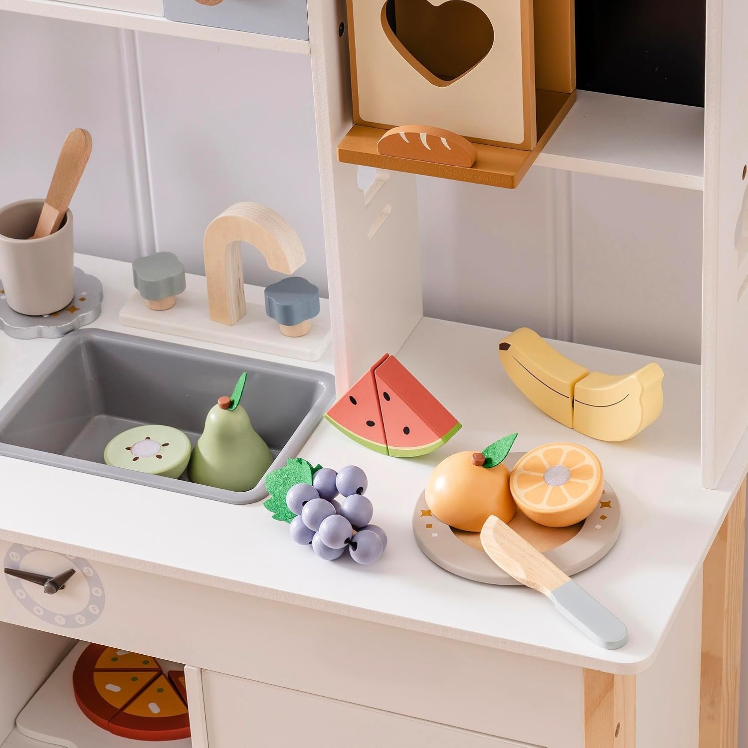 Wooden Cutting Fruit Set